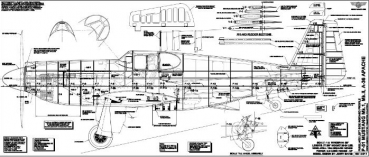North American P-51A Mustang Bauplan
